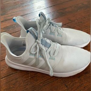 adidas Women's Cloudfoam Pure-2.0 Running Shoe Size 10 Blue Tint/Sky Rush